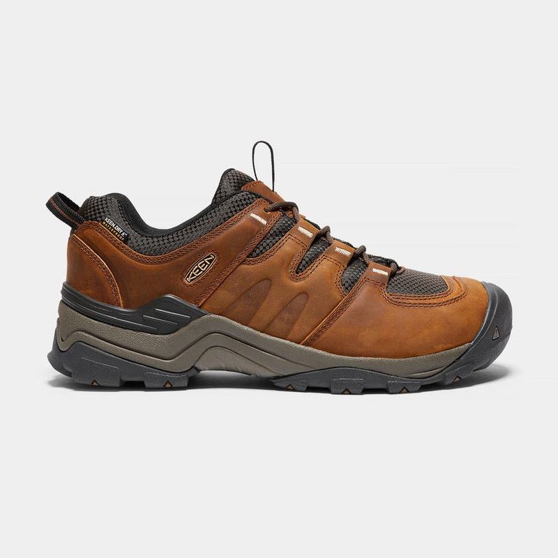 Keen Gypsum II Waterproof - Erkek Trekking Ayakkabısı - Kahverengi/Siyah - Türkiye (029518KAN)